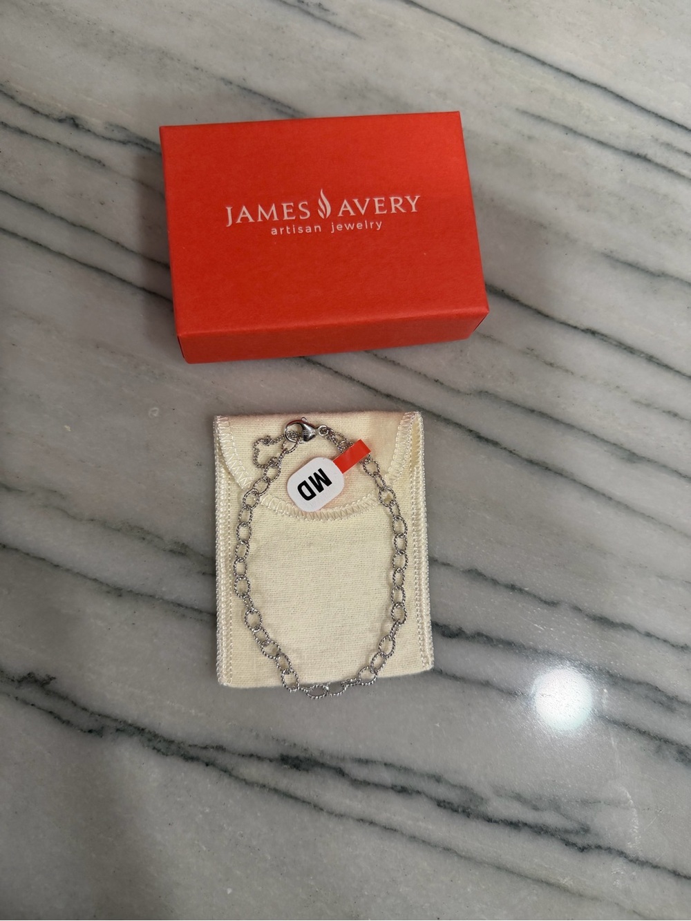 James Avery 925 twisted cable link bracelet